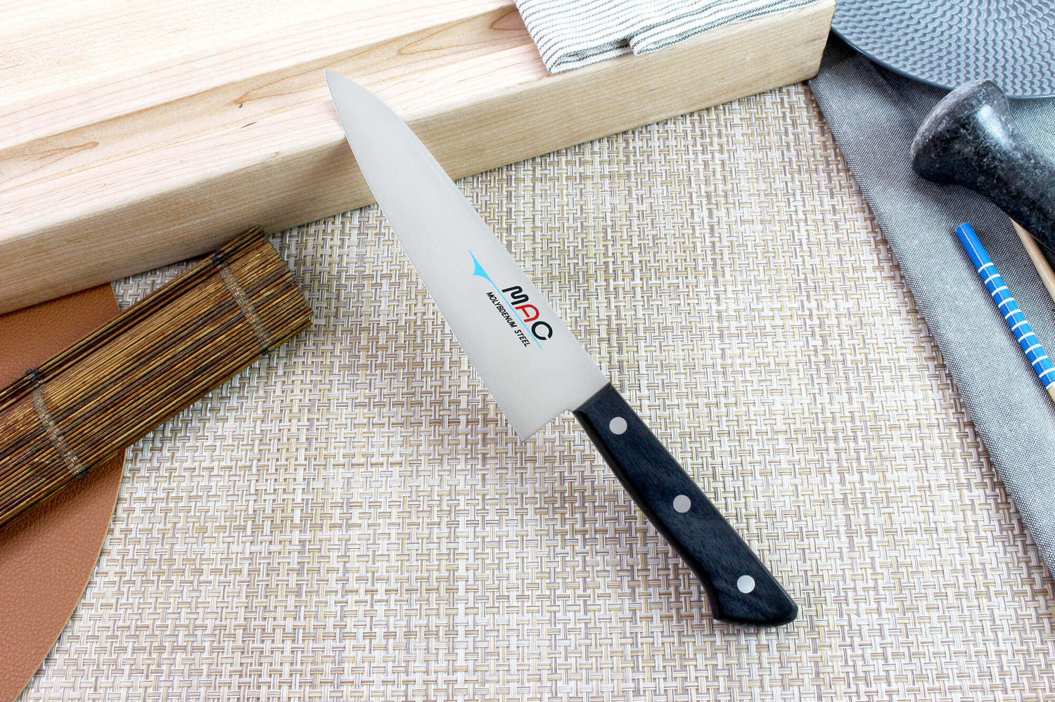 Coffret 2 couteaux japonais MAC Chef : Office + Chef