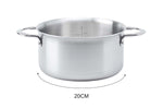 Faitout De Buyer Alchimy en inox 18/10 multicouches 3 plis - 20 cm