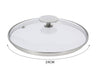 Couvercle en verre bombé De Buyer pontet en inox - 24 cm