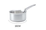 Set de 3 casseroles De Buyer Alchimy en inox 18/10 3 plis 16, 18 et 20cm