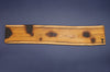 Barre aimantée artisanale Essences Creations en bois de cytise brûlé Shu Sugi Ban 48cm modèle 1