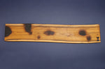 Barre aimantée artisanale Essences Creations en bois de cytise brûlé Shu Sugi Ban 48cm modèle 1