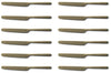 Set de 12 couteaux de table Culter Kodai XL 19,5cm - Vintage Gold