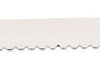 Couteau à lisser et décorer lame dentée demi lune 50cm