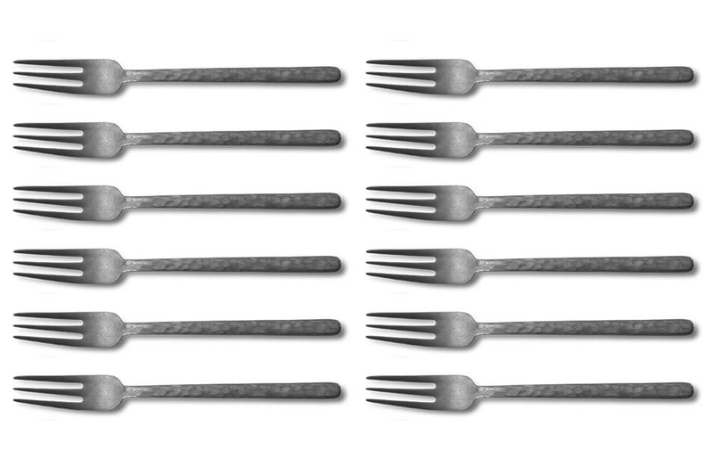 Set de 12 fourchettes de table Culter Kodai 3 dents 16,3cm - Vintage Grey