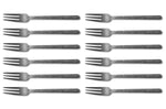 Set de 12 fourchettes de table Culter Kodai 3 dents 16,3cm - Vintage Grey
