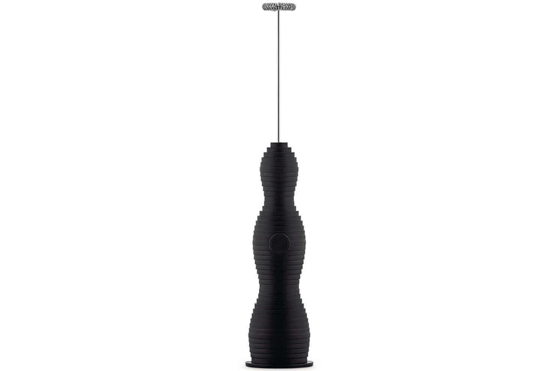 Mousseur à lait électrique Alessi Pulcina design par Michele De Lucchi - Noir