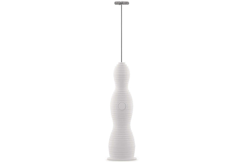 Mousseur à lait électrique Alessi Pulcina design par Michele De Lucchi - Blanc