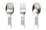 Set Picnic Plus Opinel N°08 fourchette + cuillère 2 en 1 avec étui serviette