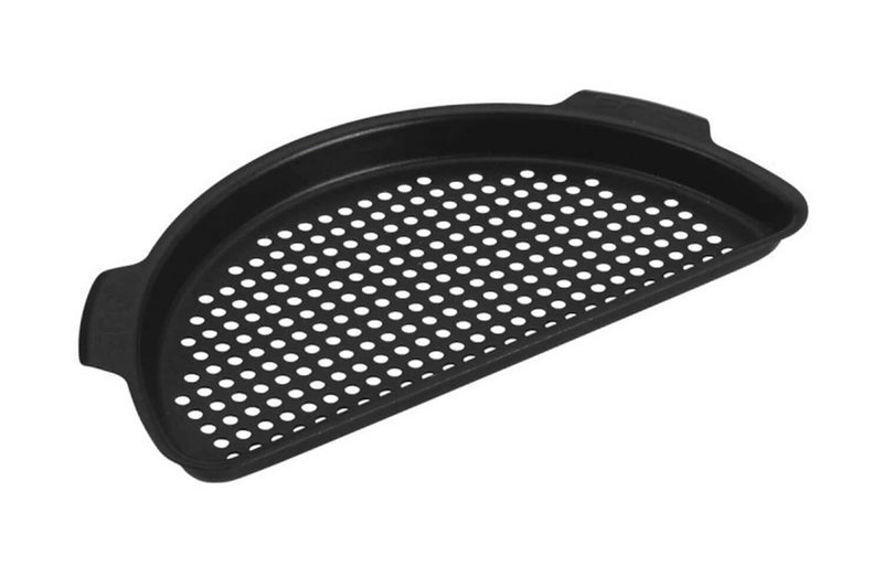 Demi grille perforée en aluminium pour barbecue Big Green Egg Large