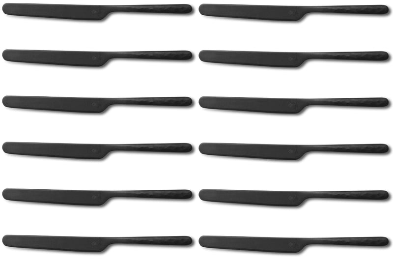 Set de 12 couteaux de table Culter Kodai 18,3cm - Vintage Black