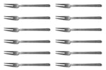 Set de 12 fourchettes de table Culter Kodai 2 dents 17,9cm - Vintage Grey