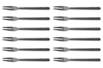 Set de 12 fourchettes à dessert Culter Kodai 13,8cm - Vintage Grey