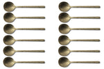 Set de 12 cuillères de table Culter Kodai XL 19cm - Vintage Gold