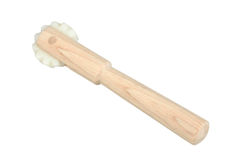 Roulette à pâte pour enfant manche en bois de hêtre 13cm