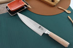 Couteau de chef japonais Kai Shun Classic White damas 33 couches 20cm