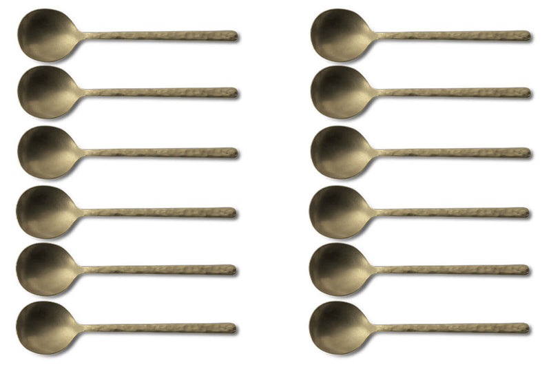 Set de 12 cuillères de table Culter Kodai 17cm - Vintage Gold