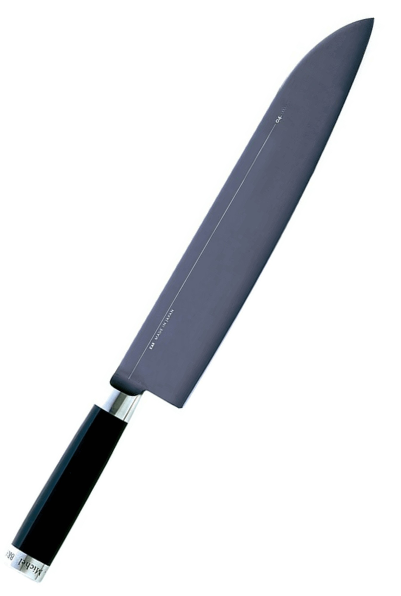 Couteau à viande Kai Michel Bras n°6 26,5cm acier inox SG2 + fourreau en bois