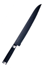 Couteau à pain Kai Michel Bras n°9 28,5cm acier inox SG2 + fourreau en bois