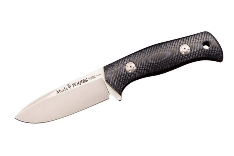 Couteau Muela Tuareg 10M 9335 lame 10cm manche en micarta jute bleu et noir
