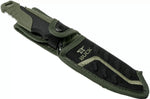 Couteau Buck 656 Pursuit Large 0656GRS lame 11,4cm manche nylon/fibres de verre vert + étui polyester