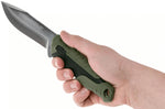 Couteau Buck 656 Pursuit Large 0656GRS lame 11,4cm manche nylon/fibres de verre vert + étui polyester