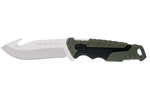 Couteau Buck 657 Pursuit Large Guthook 0657GRG lame 11,4cm manche nylon/fibres de verre vert + étui polyester