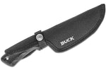 Couteau Buck 684 Bucklite Max II Large 0685BKS lame 10,2cm manche caoutchouc noir + étui polyester