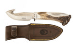 Couteau Muela Viper 9215 lame 11cm manche en bois de cerf + étui en cuir