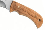 Couteau Muela Bisonte 9224 lame 11,5cm manche en bois d'olivier + étui en cuir