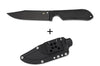 Couteau Spyderco Street Bowie FB04PBB lame noire 12,8cm manche nylon et fibre de verre + étui Kydex