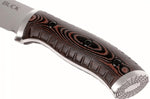 Couteau multifonction Buck 863 Selkirk 0863BRS lame 11,7cm manche micarta marron avec allume-feu et étui nylon