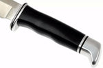 Couteau Buck 103 Skinner 0103BKS lame 10,2cm manche résine phénolique noir/alu avec étui en cuir