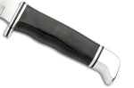 Couteau Buck 105 Pathfinder 0105BKS lame 12,7cm manche résine phénolique noir/alu + étui cuir