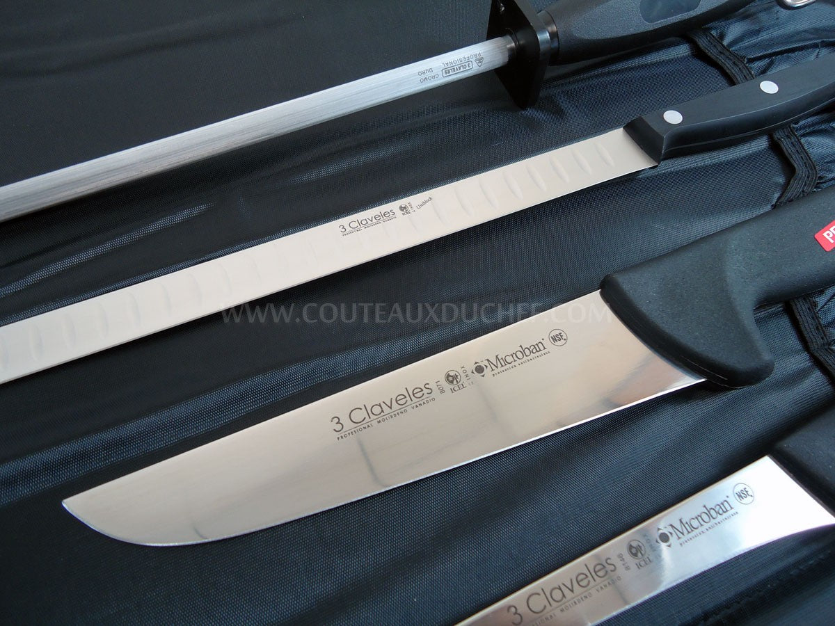 Trousse professionnelle découpe du jambon 3 Claveles