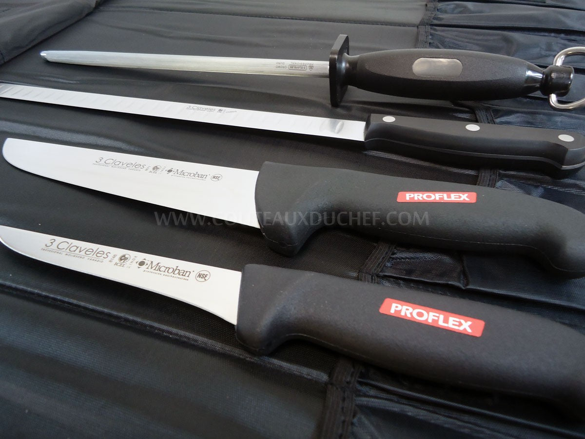 Trousse professionnelle découpe du jambon 3 Claveles