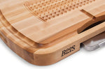 Planche à découper Boos Blocks AZTEC bois d'érable 61x46x6cm - 13kg