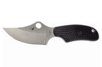 Couteau Spyderco ARK FB35PBK lame 5,5cm manche noir + étui polymère avec chaînette
