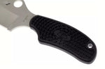 Couteau Spyderco ARK FB35PBK lame 5,5cm manche noir + étui polymère avec chaînette
