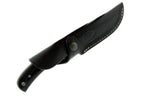 Couteau Muela Setter 9264 lame 11cm en inox manche en micarta noir + étui en cuir