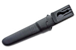 Couteau Mora Companion 12141 lame inox 10,4cm manche caoutchouc noir + étui