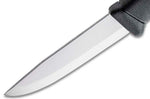 Couteau Mora Companion 12141 lame inox 10,4cm manche caoutchouc noir + étui