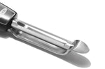 Éplucheur à légumes OXO Steel oscillant manche en inox et santoprène