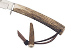 Couteau Muela Gredos 9218 lame en inox 14cm manche en bois de cerf + étui en cuir