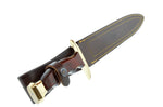 Couteau Muela Bowie 9213 lame en inox 26cm manche en stamina wood + étui en cuir