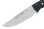 Couteau Muela Husky 9307 lame en inox 10cm manche en micarta gris + étui en cuir