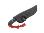 Couteau Muela Husky 9307 lame en inox 10cm manche en micarta gris + étui en cuir