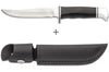 Couteau Buck 105 Pathfinder 0105BKS lame 12,7cm manche résine phénolique noir/alu + étui cuir