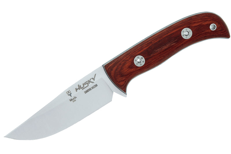 Couteau Muela Husky 9308 lame en inox 11cm manche en bois avec étui en cuir