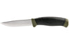 Couteau Mora Companion Heavy Duty MG 12210 lame carbone 10,4cm manche caoutchouc noir/kaki + étui